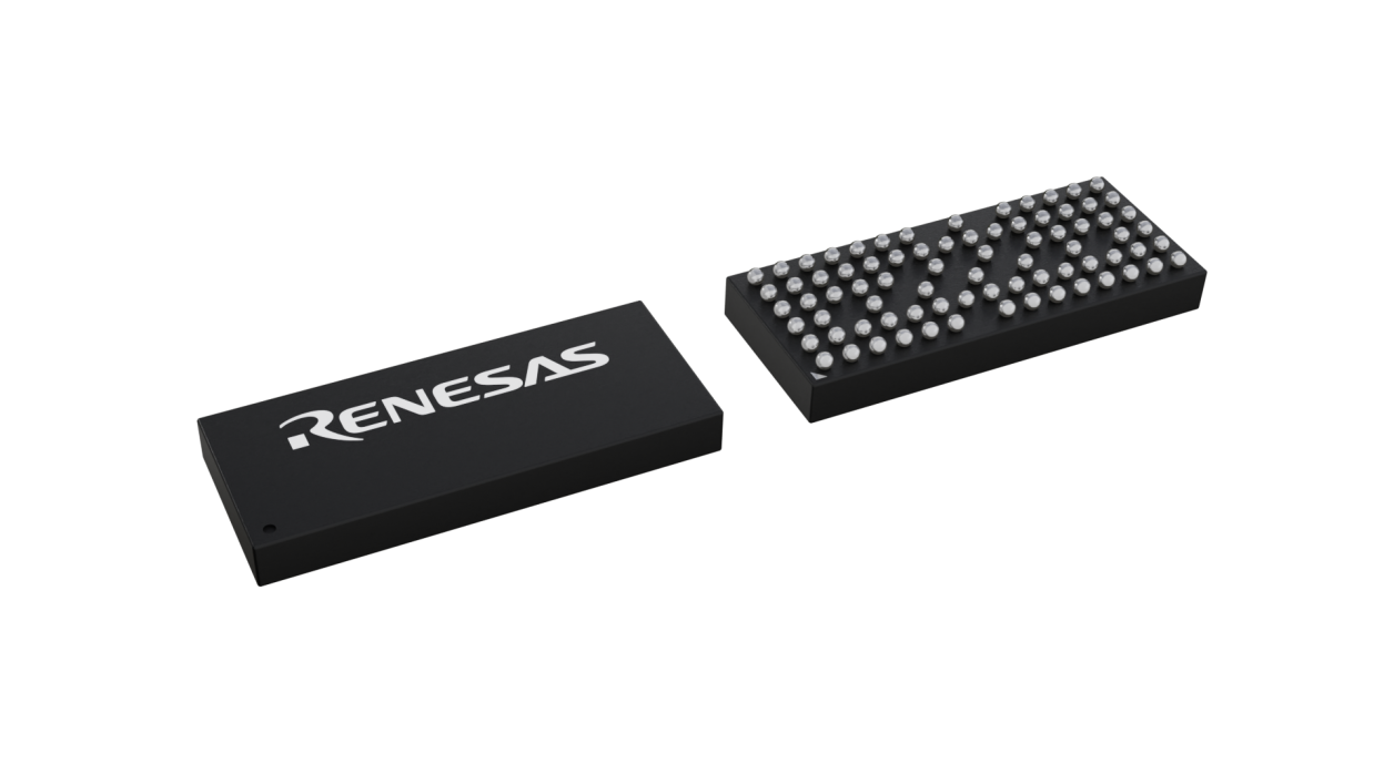 3D illustration featuring top and bottom views of FCCSP IC chip package with 78 lead count.