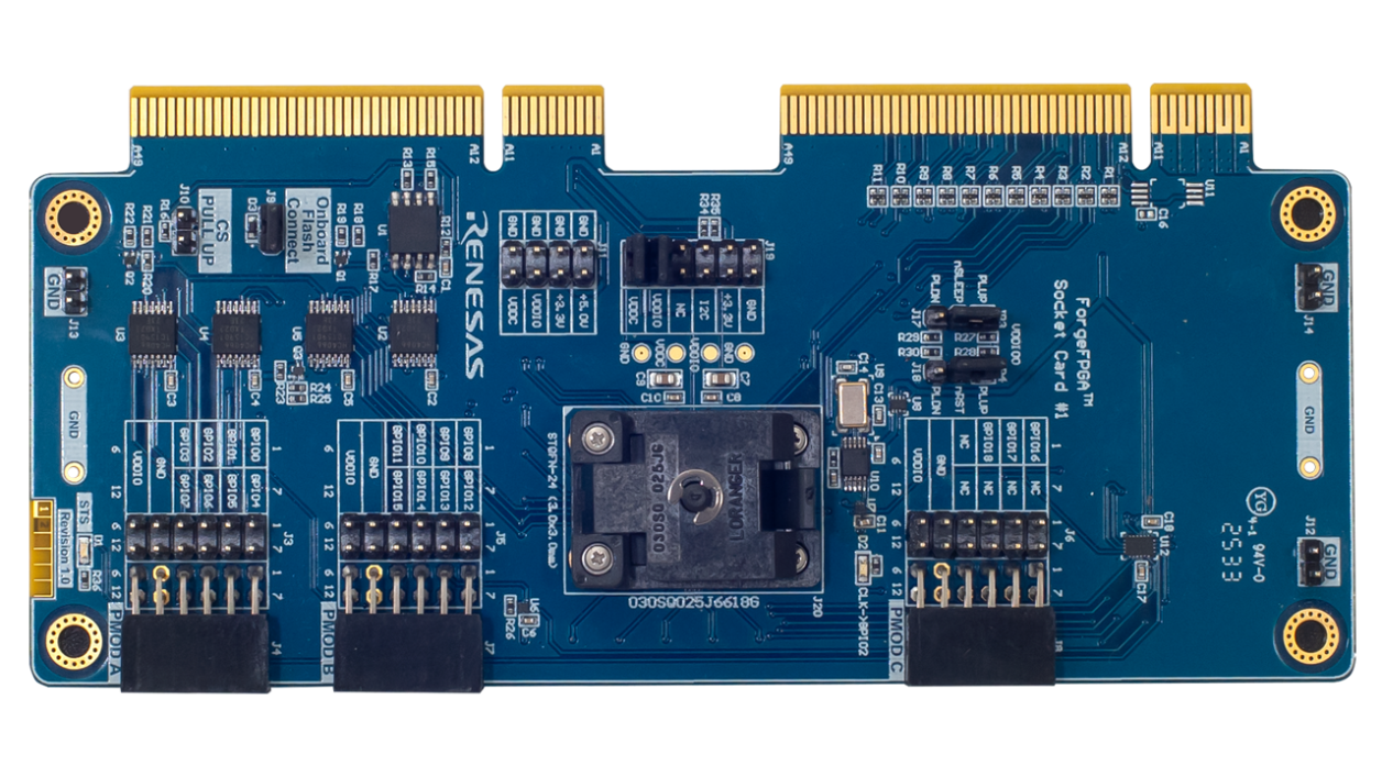 ForgeFPGA™插槽卡#1 - 顶视图