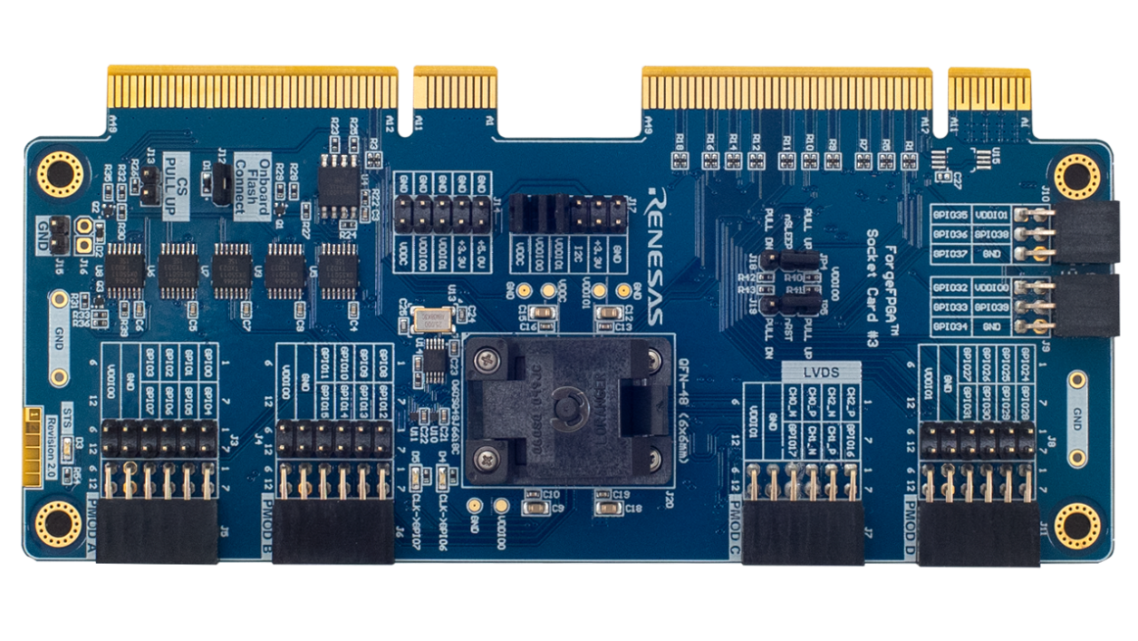 ForgeFPGA™插槽卡#3 - 顶视图