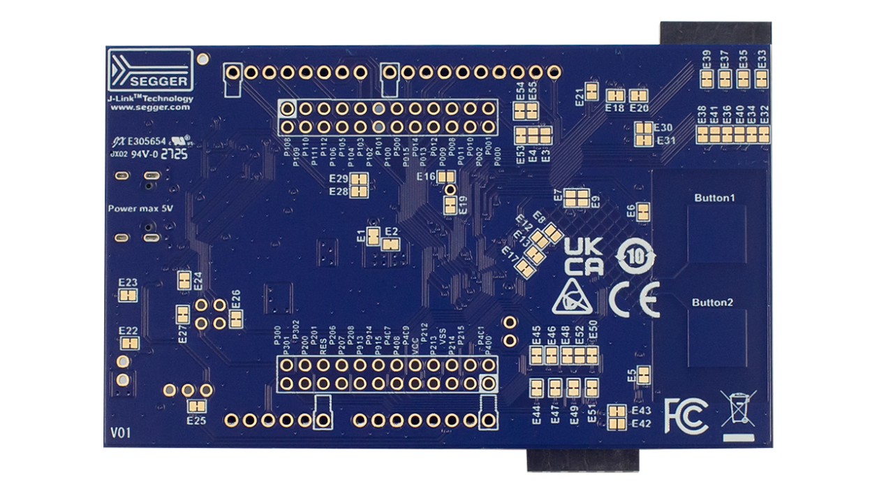 FPB-RA0L1 Evaluation Board - Bottom
