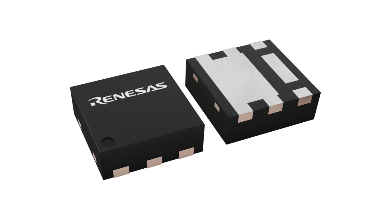 3D illustration featuring top and bottom views of HUSON IC chip package with 6 lead count.