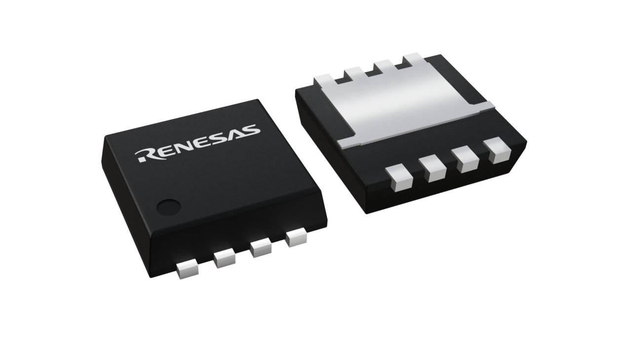 3D illustration featuring top and bottom views of HVSON IC chip package with 8 lead count.