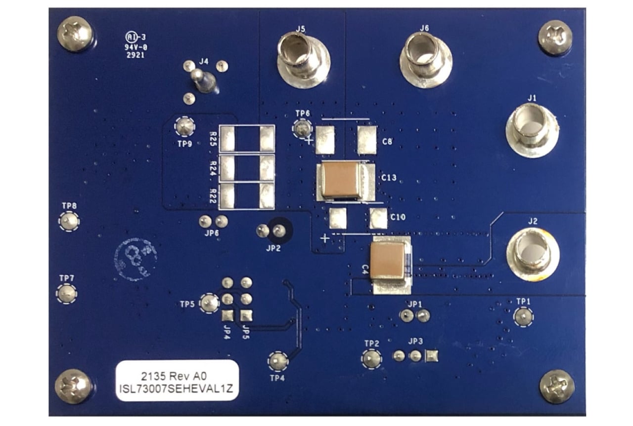  ISL73007SEHEVAL1Z Radiation Hardened 12VIN to 3.3V Output Buck Regulator Evaluation Board - Bottom