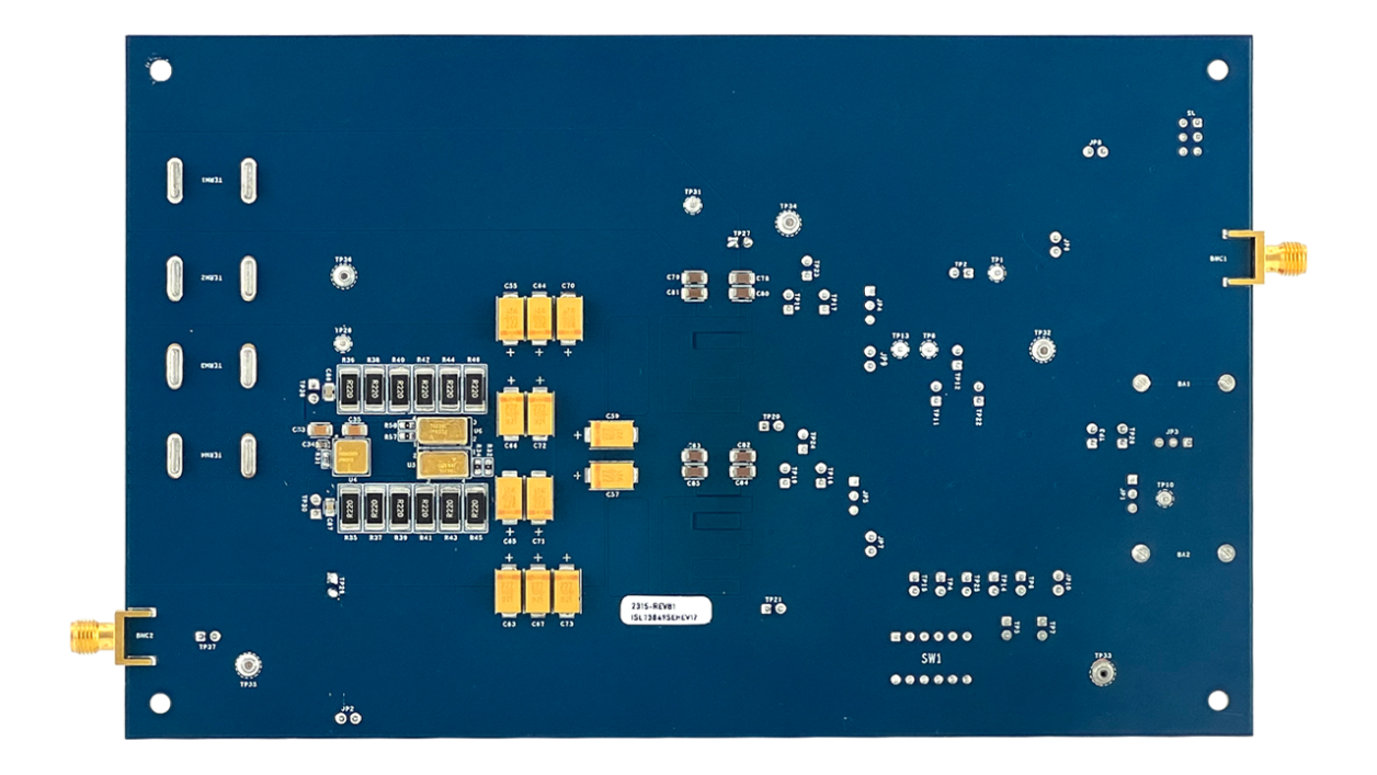 ISL73849SLHEV1Z Evaluation Board - Bottom