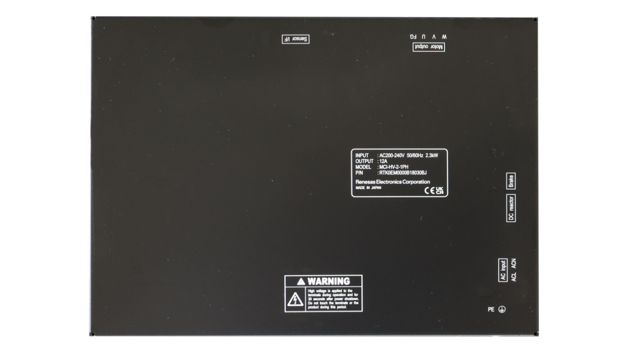 MCI-HV-2-1PH Development Board with Cover - Top