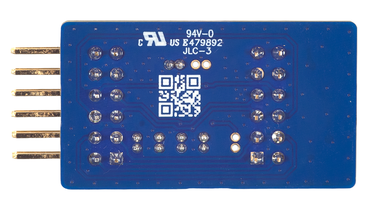 ICM-42670-P 6-Axis Gyroscope and Accelerometer Pmod Daughter Card - Bottom