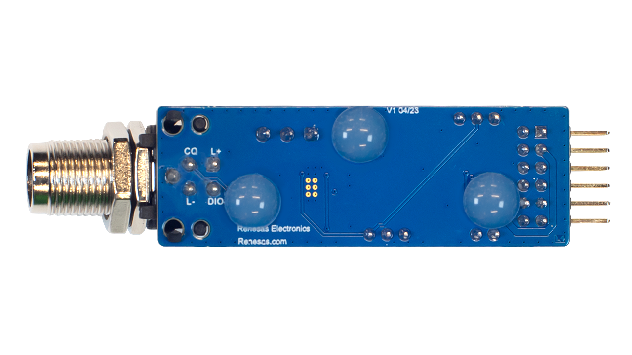 RH4Z2502-PMOD IO-Link Pmod 模块板 - 底视图