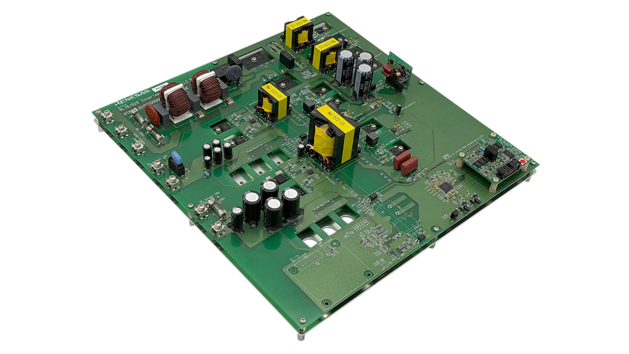 Angled view of RTK0ELG240C00000BJ board.