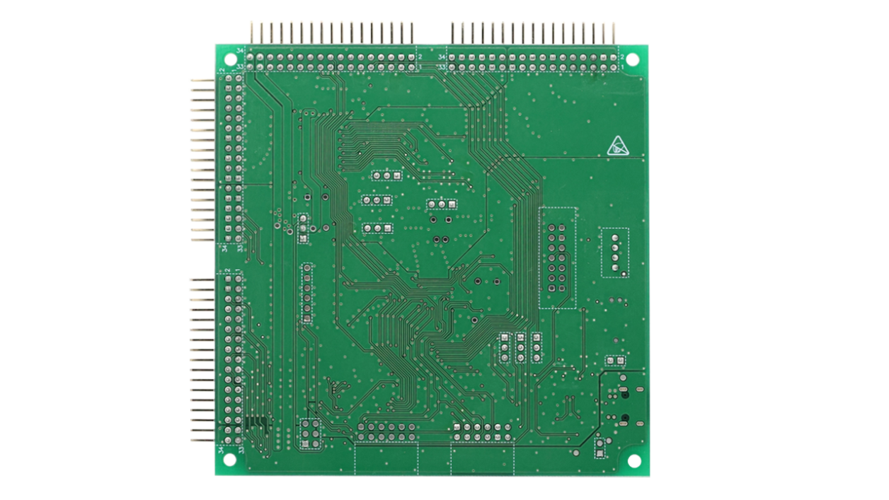 Bottom view of MCB-RX14T board.