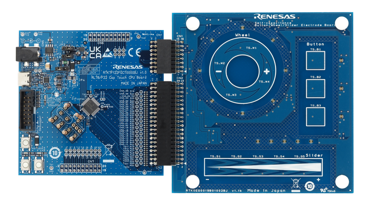 RTK7F122FGST0000BJ Evaluation Board - Top