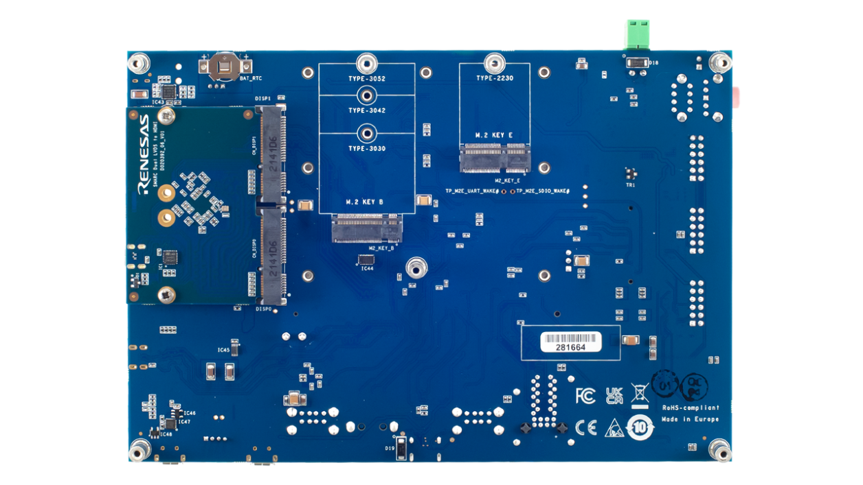 RTK9947E57S01000BE Evaluation Board - Bottom