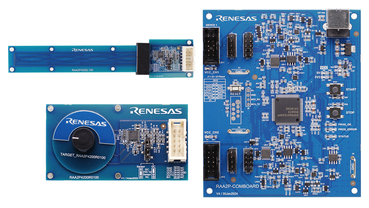 RAA2P4200 电感式位置传感器评估套件