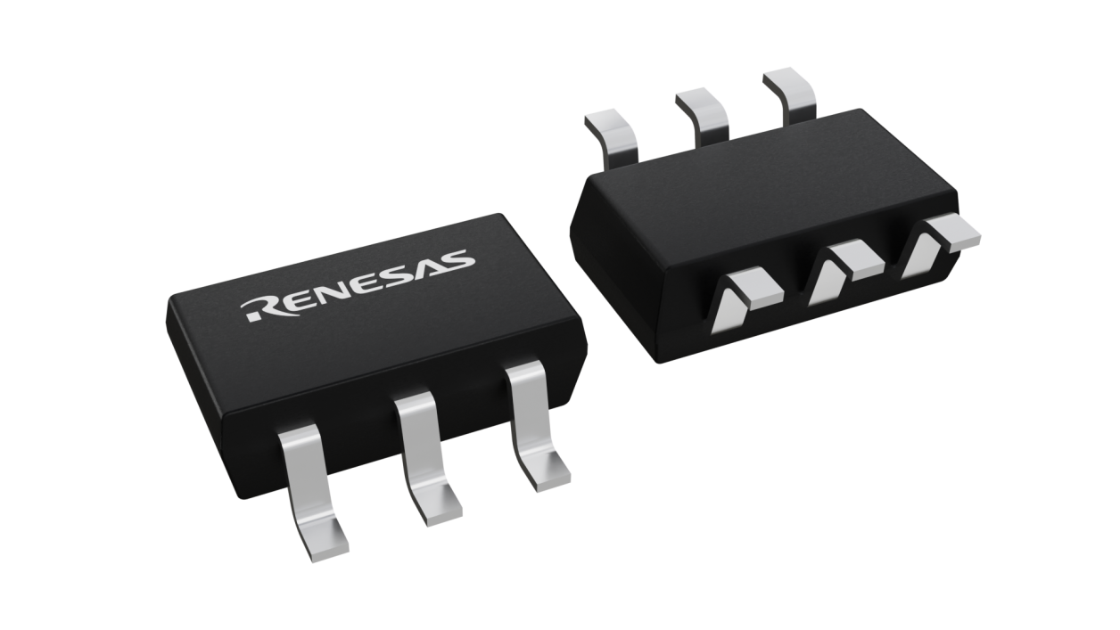 3D illustration featuring top and bottom views of SC70 chip package with 6 lead count.