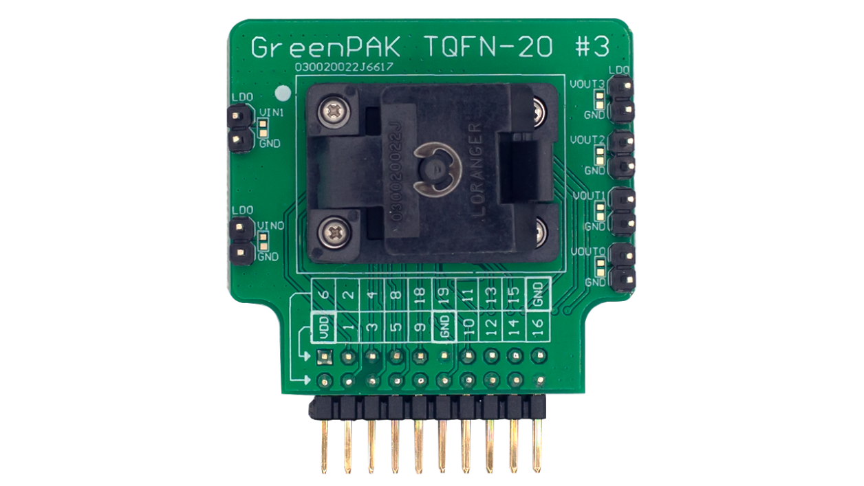 SLG46583V-SKT Socket Adapter - Top