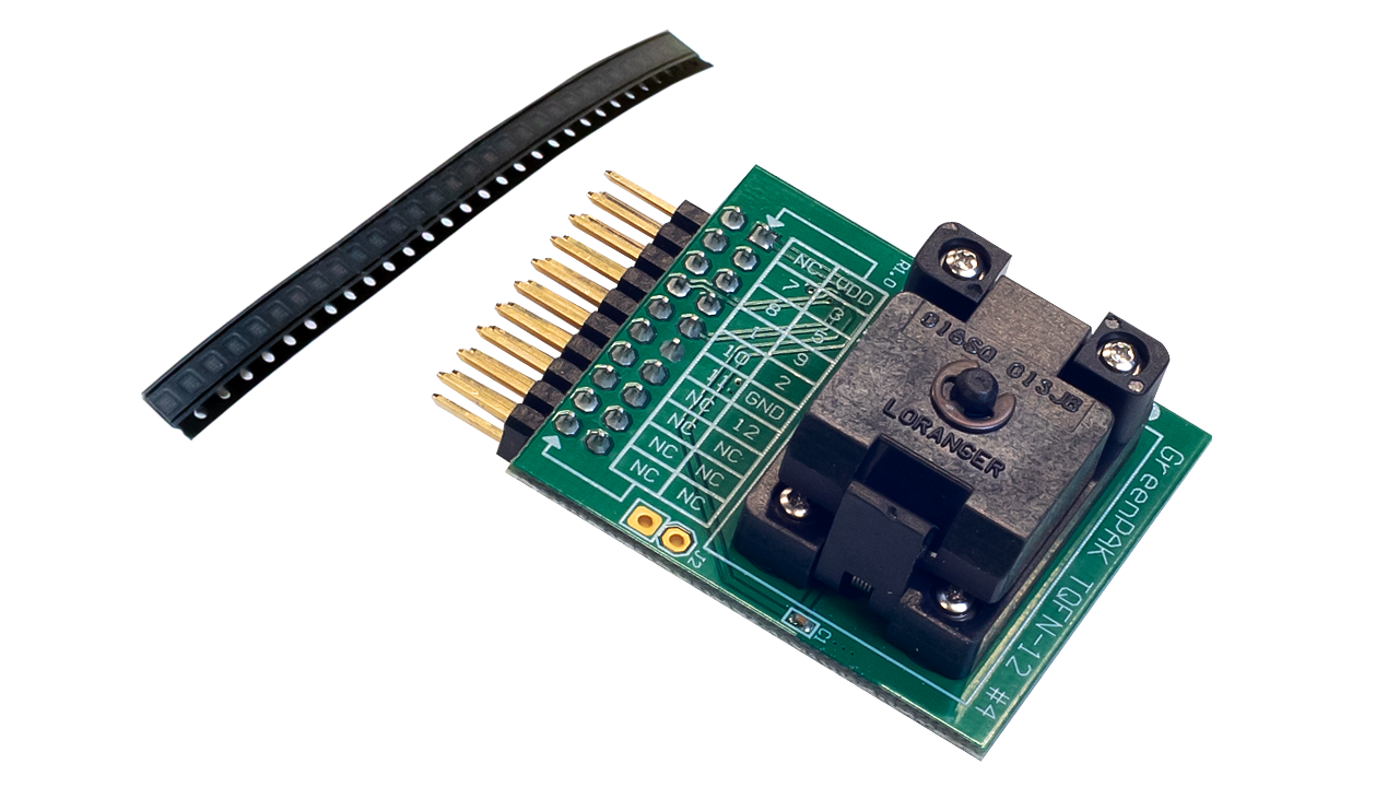 附带载带的 SLG46801V-PR-SKT 开发板