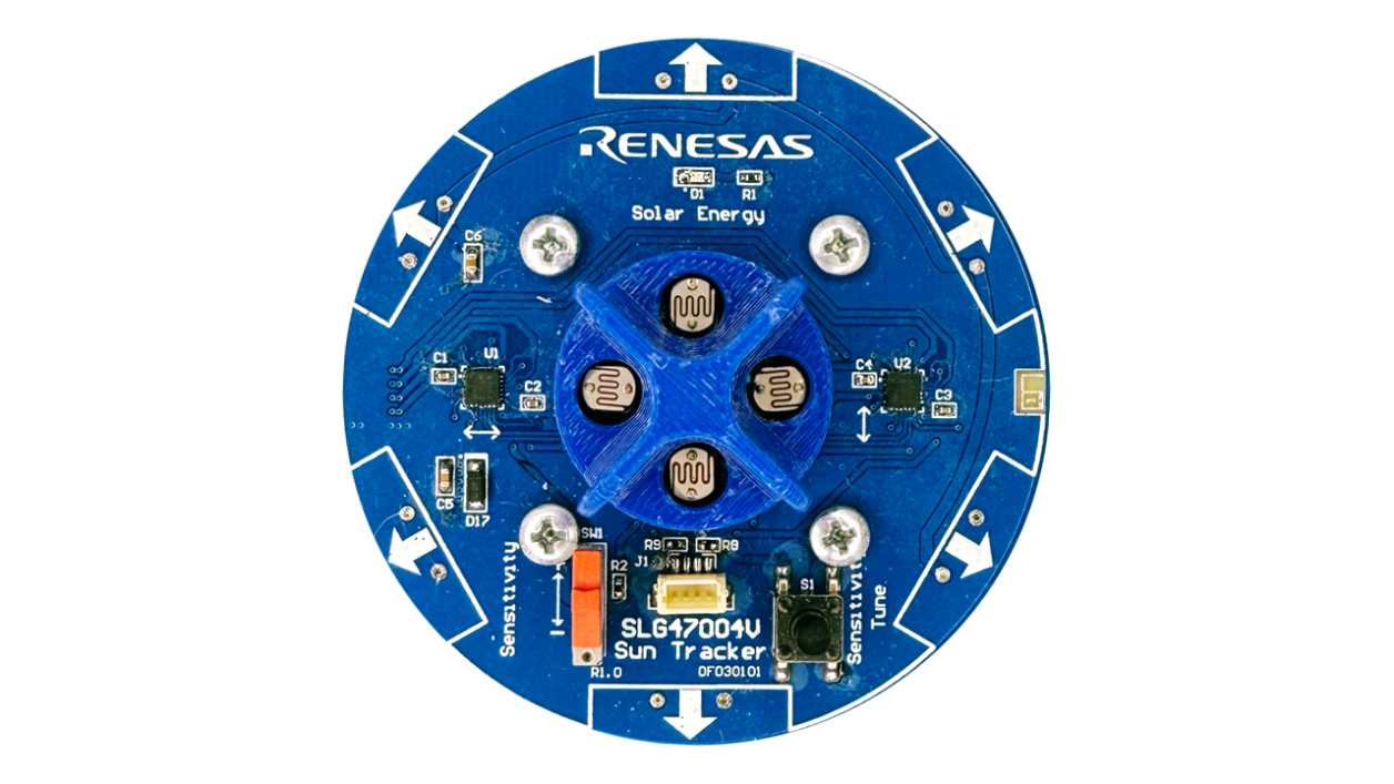 SLG47004V 太阳追踪器-太阳能板