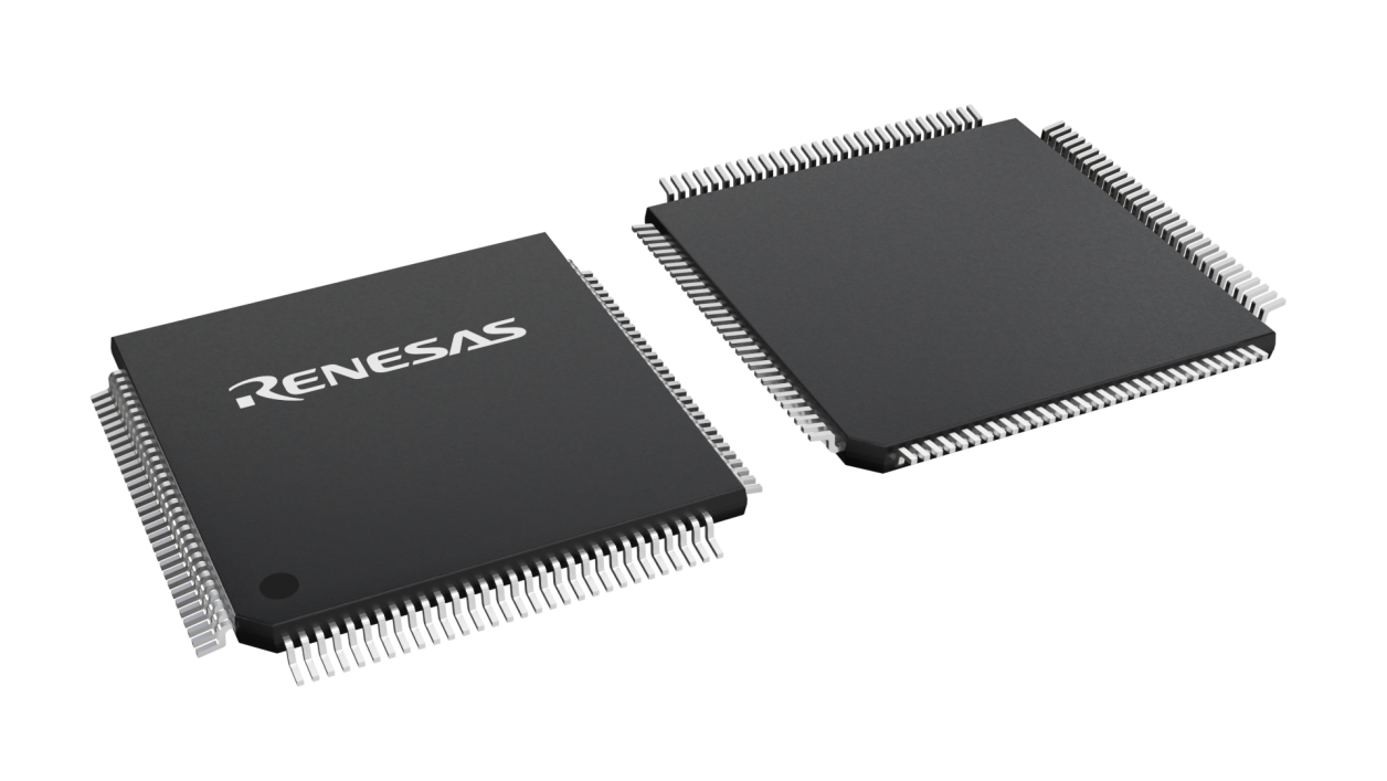 3D illustration featuring top and bottom views of TFQFP chip package with 120 lead count.