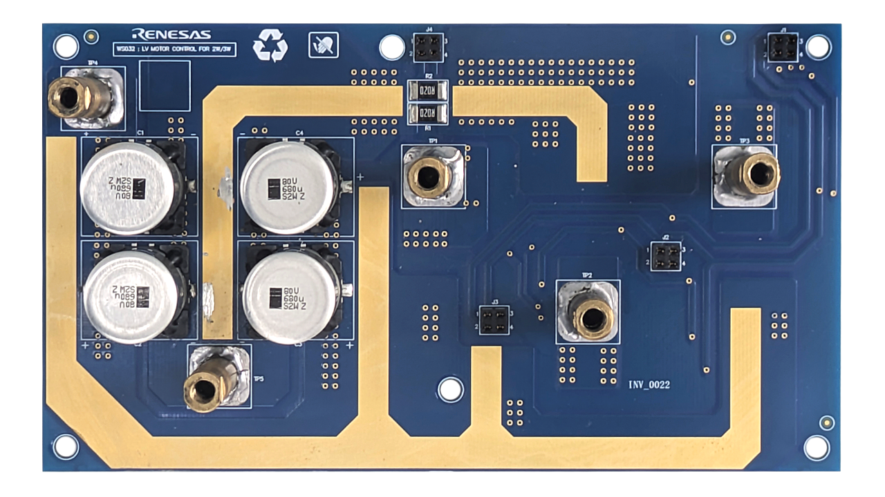 WS032-LVMOTCTL-REFZ Low-Voltage Motor Controller Power Board - Top