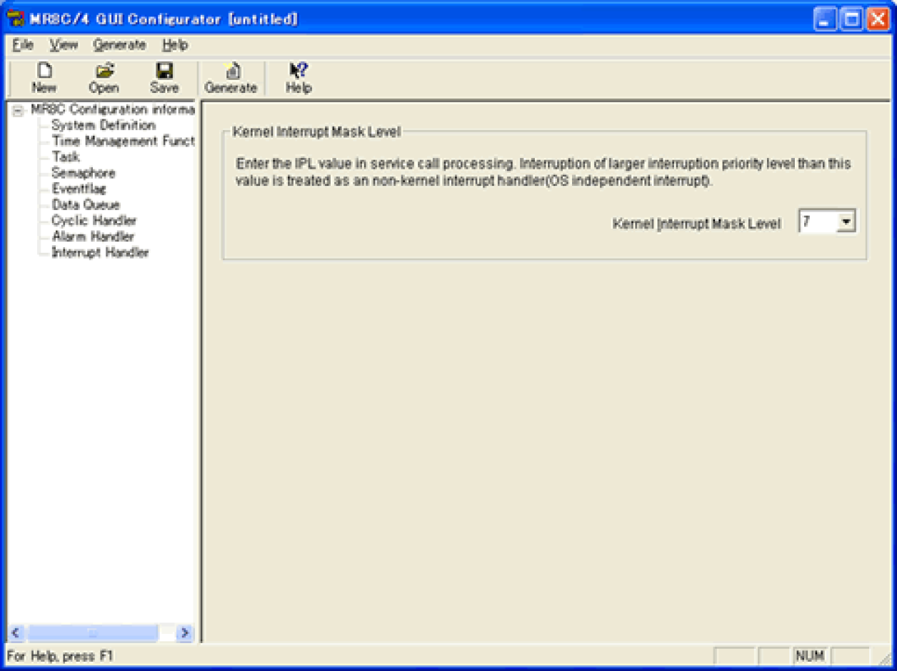 Screen Image: Configurator MR8C/4