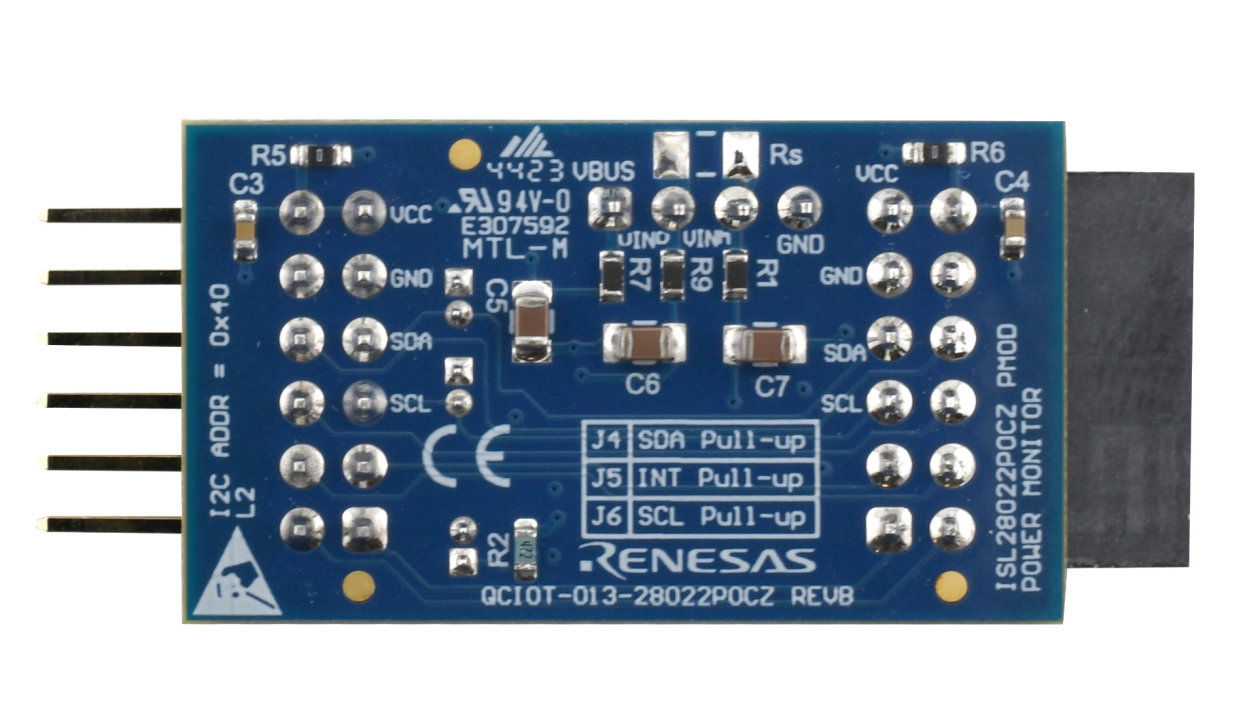 QCIOT-013-28022POCZ 评估板 - 底视图