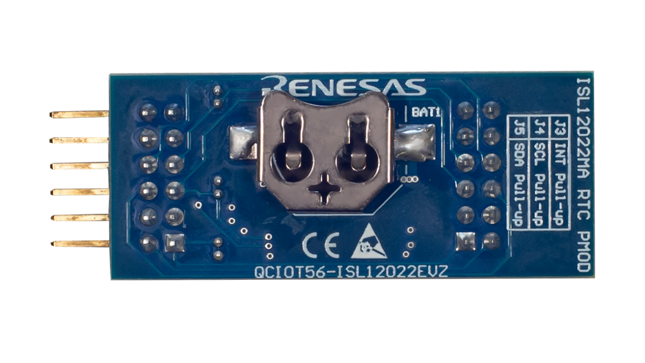 QCIOT56-ISL12022EVZ 评估板 - 底视图