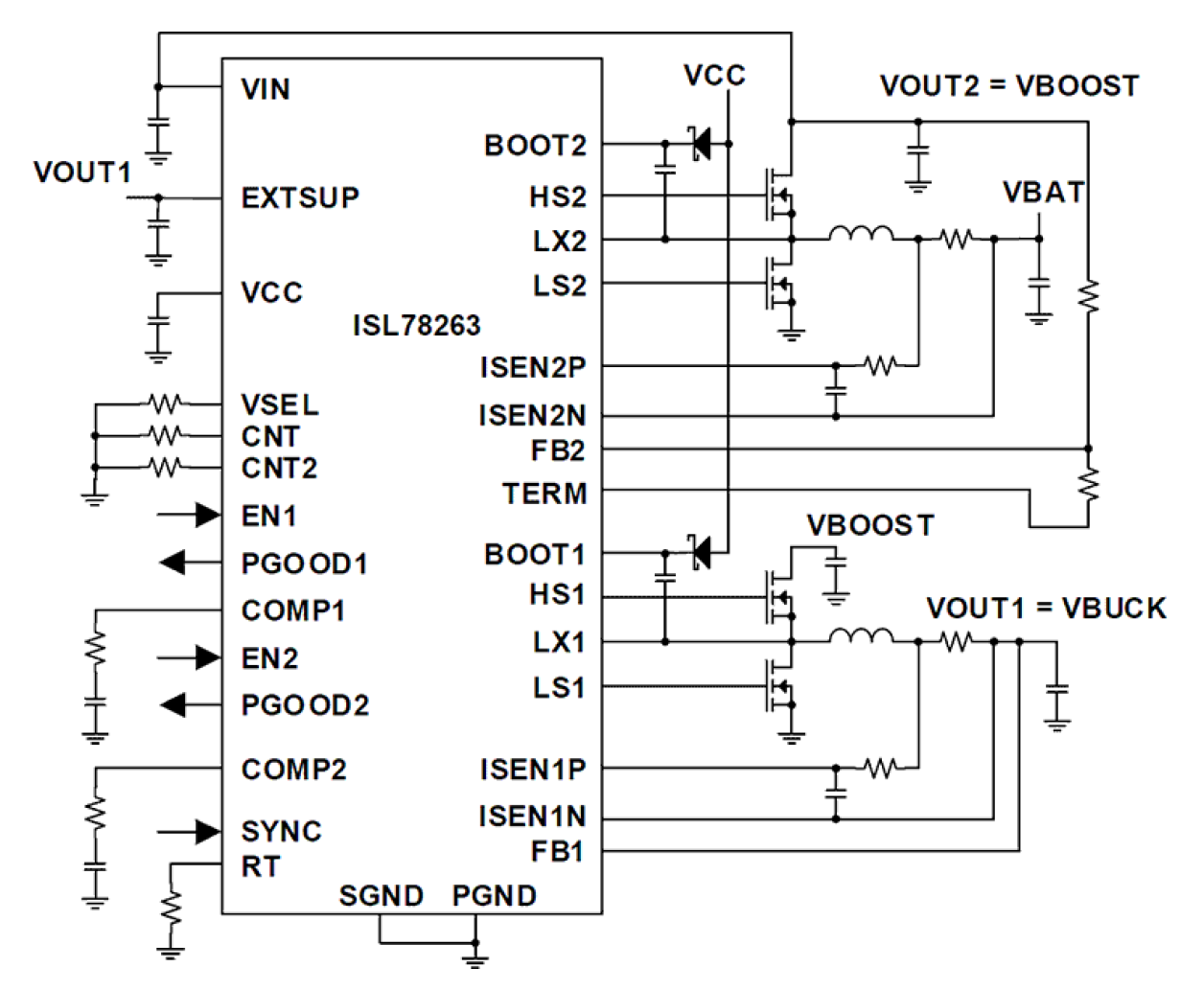 ISL78263 Diagram Block