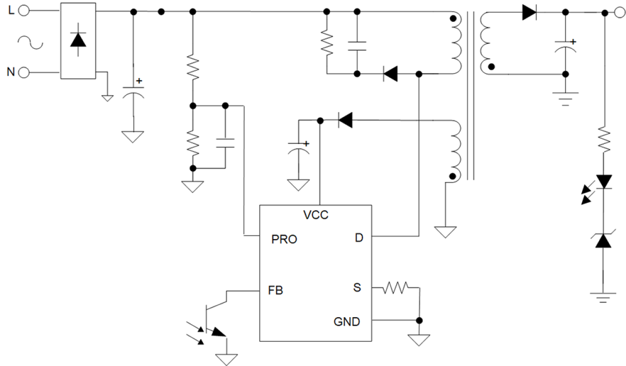 RAA223881 Typical Flyback Circuit