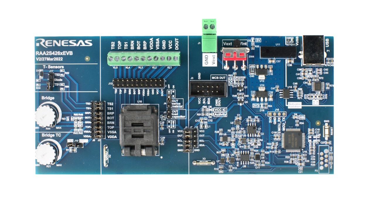 RAA2S426xEVB 评估板 - 正面