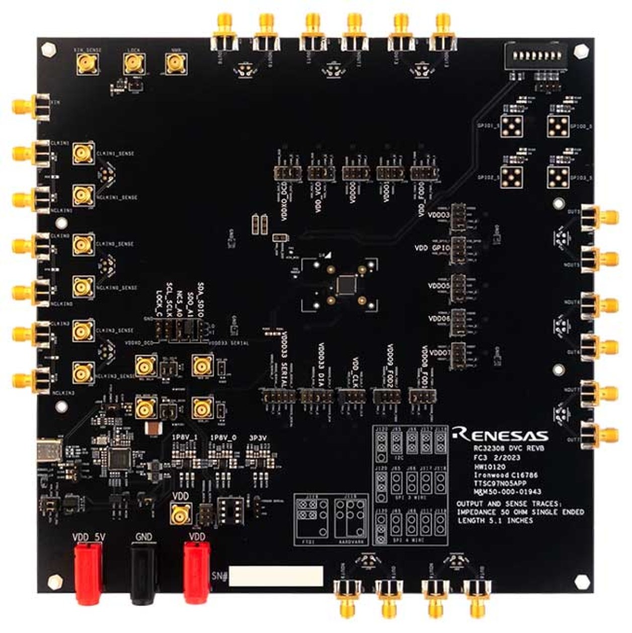 RC32308A Evaluation Board
