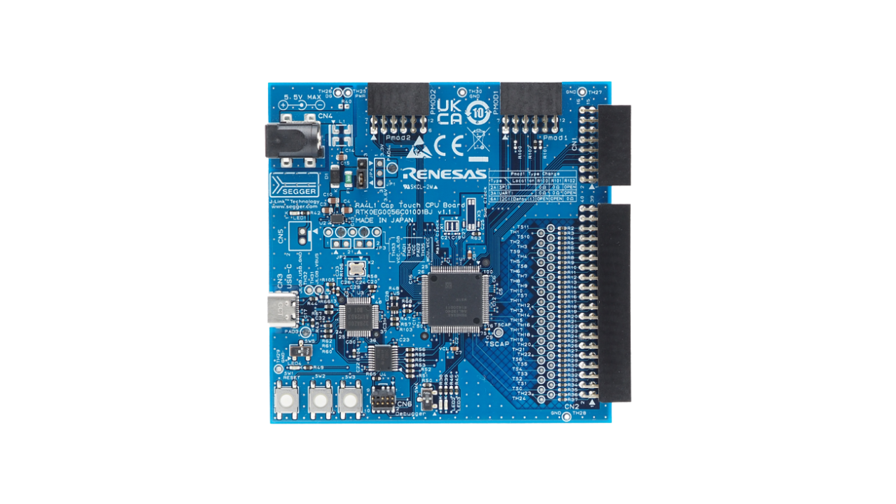 RTK0EG0056C01001BJ Evaluation Board - Top