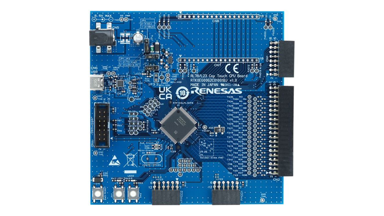 RTK0EG0062C01001BJ 评估板 - 正面