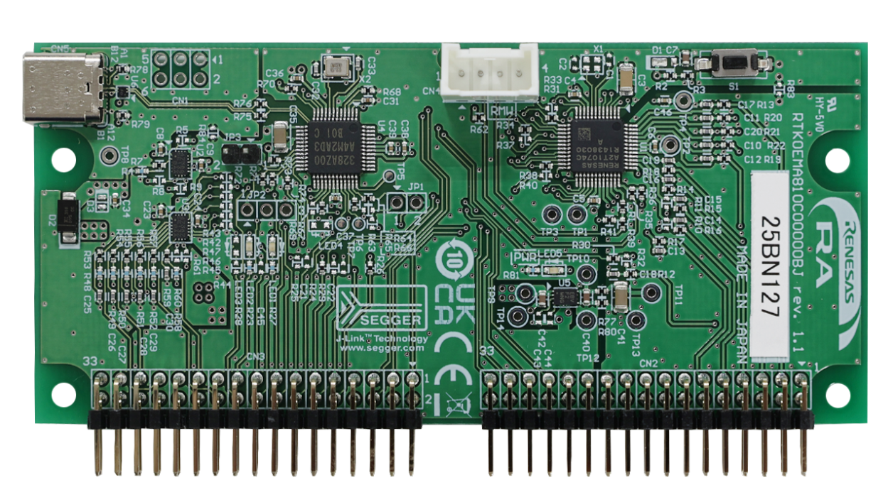 RTK0EMA810C00000BJ Development Board - Top