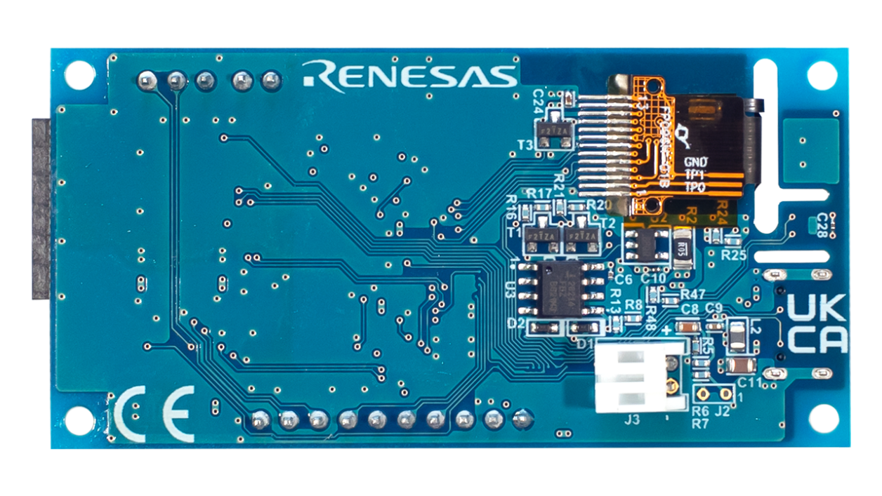 RTK7A2L2UCD00000BJ 参考设计电路板 - 底视图