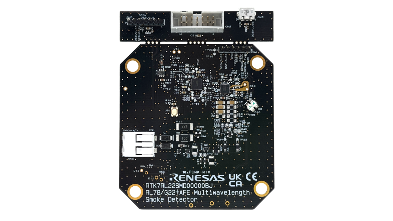 RTK7RL22SMD00000BJ 参考设计电路板 - 顶视图