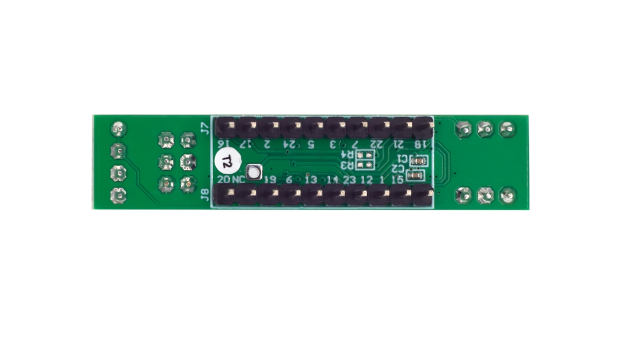 SLG47003V-DIP 原型板 - 底视图