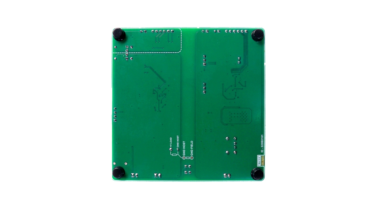 SLG47011V-HART-DMO 演示板 - 底视图