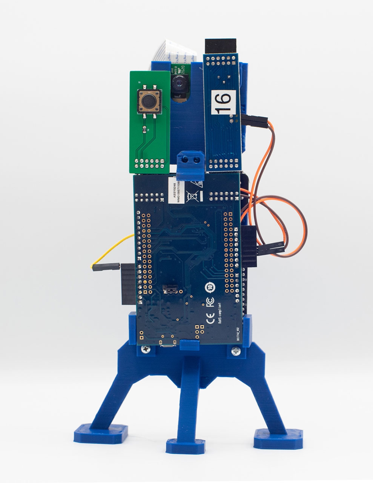 跟踪摄像机演示平台 - 背面