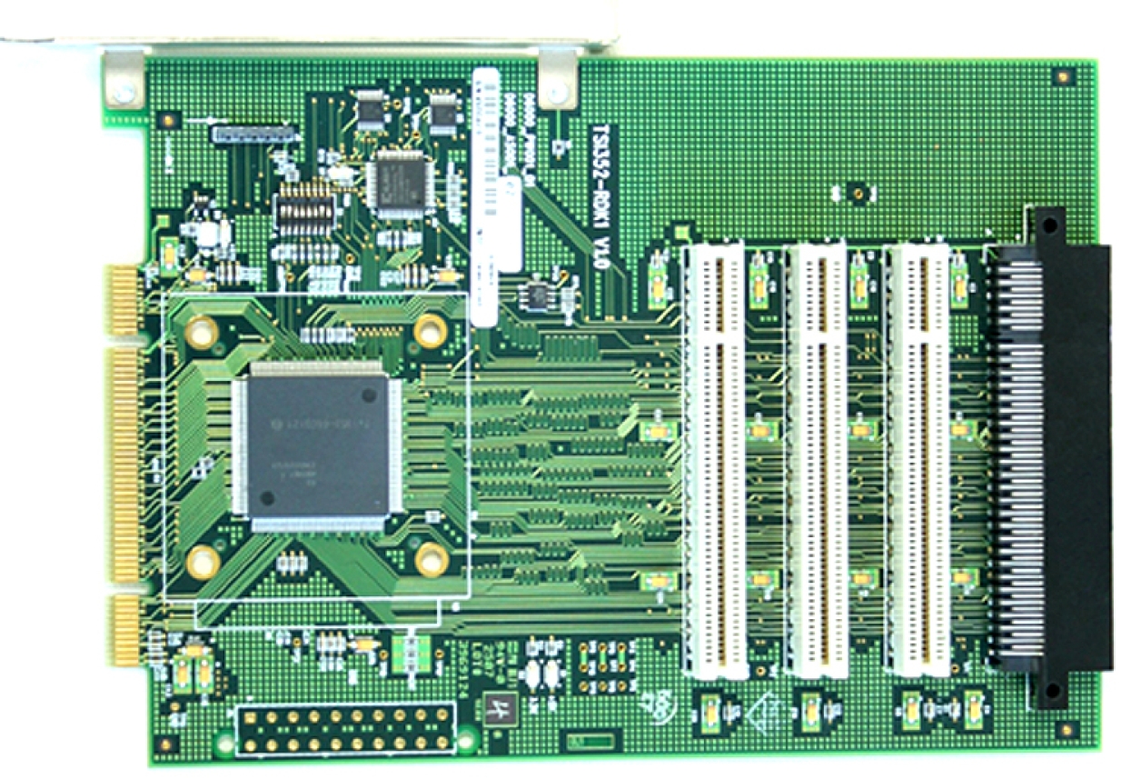 Tsi352-RDK1 Evaluation Board for Tsi352 -top view
