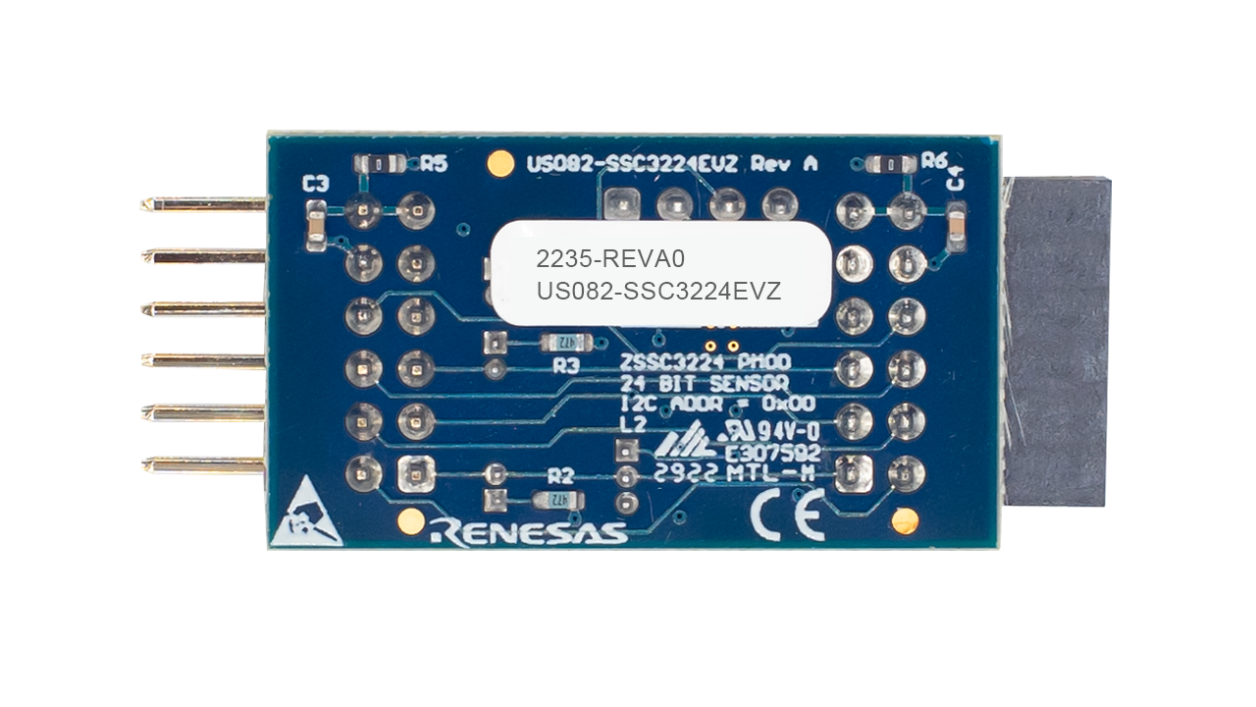 US082-SSC3224EVZ Evaluation Board - Bottom