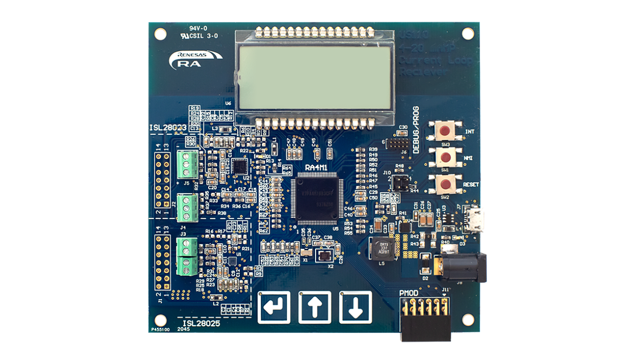 US110-420RECEVZ 开发板 - 顶视图