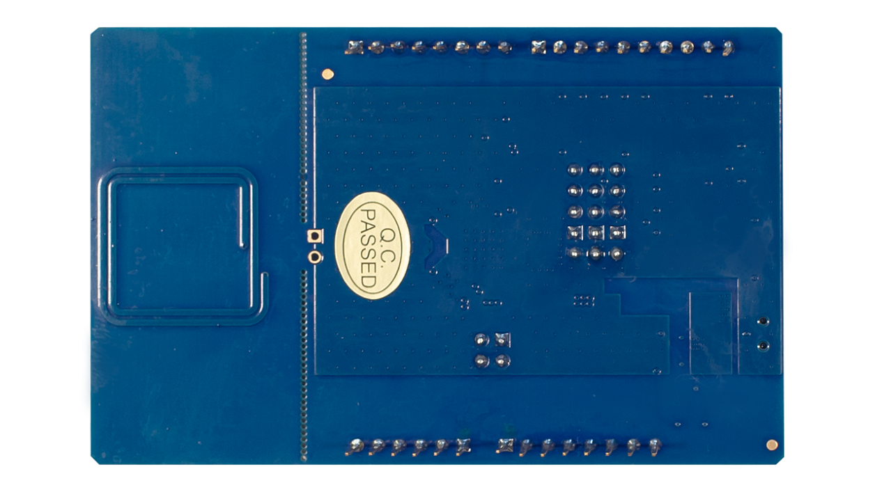 WS031-NFCSHLD-REFZ 参考设计电路板 - 底视图
