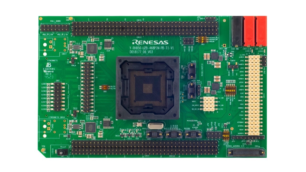 RH850/U2B 468pin Piggyback Board - Top