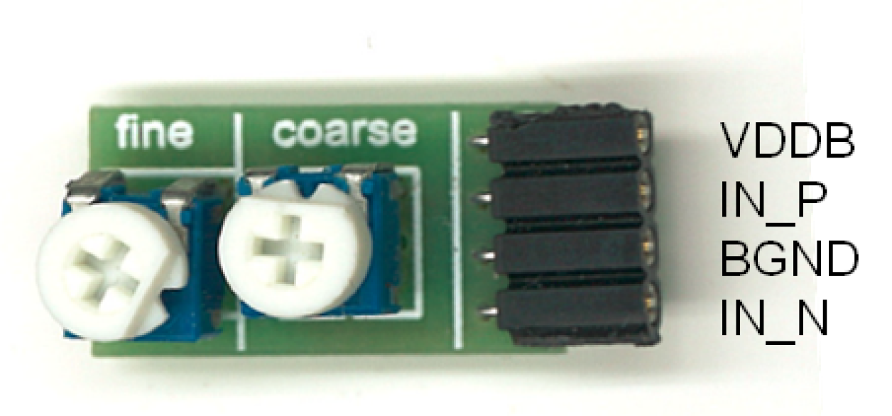 ZSSC3026KIT - Sensor Replacement Board (Top View)