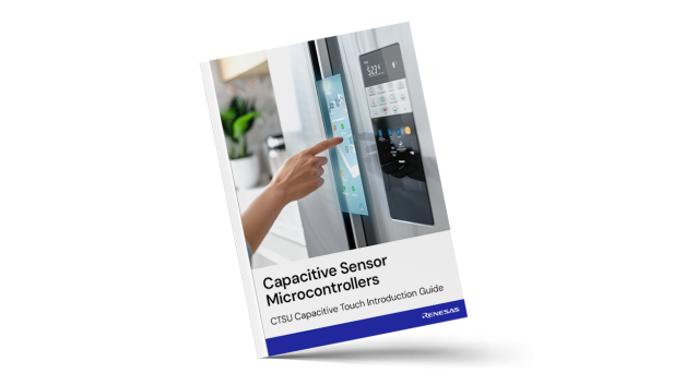 HMI capacitive sensor microcontrollers application note cover.