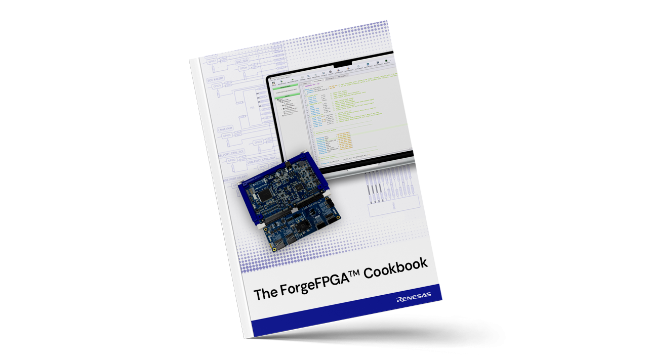 COokbook cover featuring forgerFPGA products.