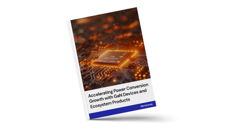 Renesas GaN ebook cover.