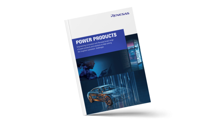 Brochure cover featuring power products.