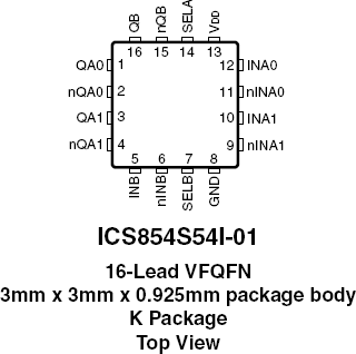 854S54I-01 - Pinout