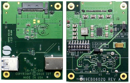 89KTP0602Q-USB3 Evaluation Board 1-Lane with Pin Configuration