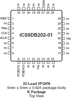 9DB202-01 - Pinout